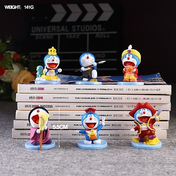 Doraemon anime figures set(6pcs a set)