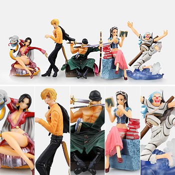 One Piece anime figures set(5pcs a set)