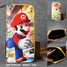 Super Mario anime long wallet