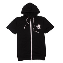 EVA anime cotton short sleeve hoodie