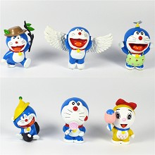 Doraemon anime figures set(6pcs a set)