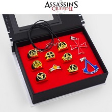 Assassin's Creed anime rings set(10pcs a set)