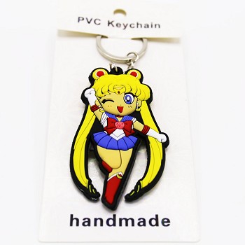 Sailor Moon anime two-sided key chain