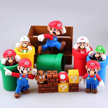 Super Mario figures set(7pcs a set)