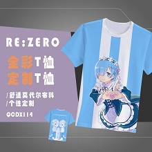 Re:Life in a different world from zero Rem t-shirt