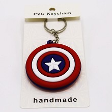 Captain America two-sided key chain