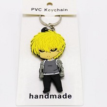 One Punch Man anime two-sided key chain