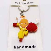 One Punch Man anime two-sided key chain