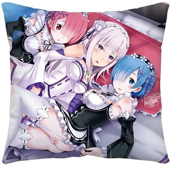 Re:Life in a different world from zero Rem two-sided pillow