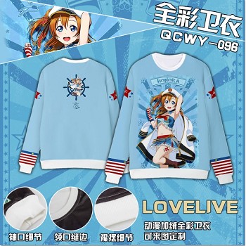Lovelive anime long sleeve hoodie