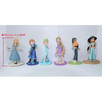 Frozen anime figures set(6pcs a set)