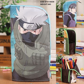 Naruto Kakashi anime pen bag container