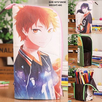Haikyuu anime pen bag container
