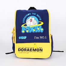 Doraemon anime canvas backpack bag