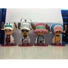 One Piece Chopper anime figures set(4pcs a set)