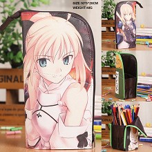 Fate anime pen bag container