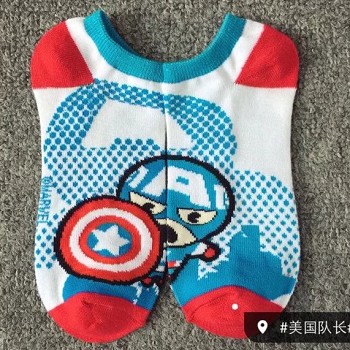Captain America cotton socks a pair