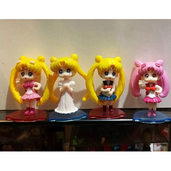 Sailor Moon anime figures set(4pcs a set)