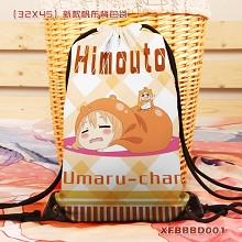Himouto! Umaru-chan anime drawstring backpack bag