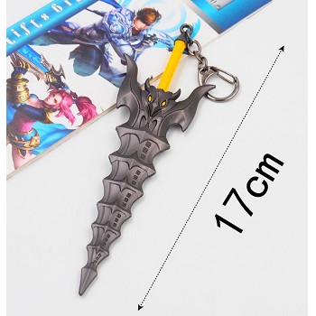 Hero Moba cos weapon key chain