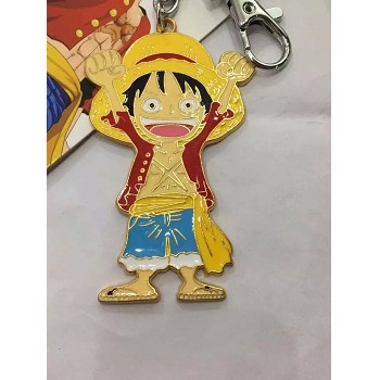 One Piece Luffy anime key chain