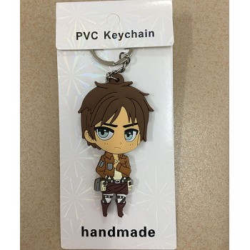 Attack on Titan Eren anime two-sided key chain