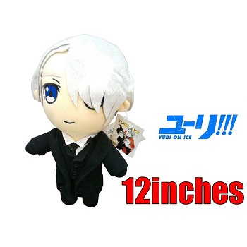 12inches YURI on ICE anime plush doll