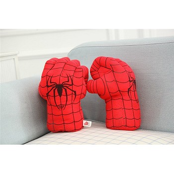 Spider man plush gloves a pair