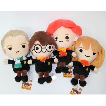 10inches Harry Potter anime plush dolls set(4pcs a set)