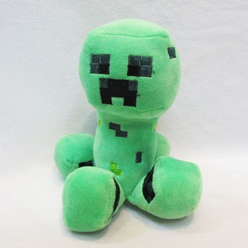 7inches Minecraft Creeper plush doll