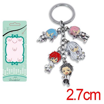Re:Life in a different world from zero anime key chain