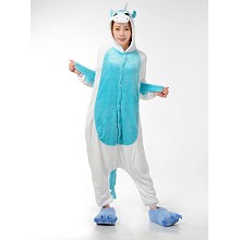 Cartoon animal Unicorn flano pajamas dress hoodie