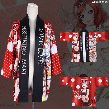 Lovelive Maki Nishikino anime kimono cloak mantle hoodie