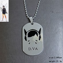 Overwatch DVA necklace