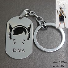 Overwatch DVA key chain