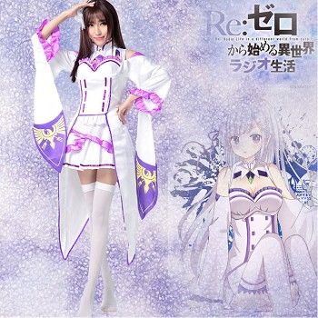 Re:Life in a different world from zero cosplay dress cloth a set