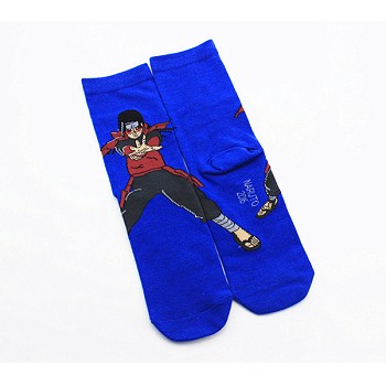 Naruto Senju Hashirama anime cotton socks a pair