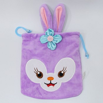 Duffy rabbit plush drawing bag