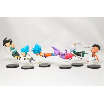 WCF flying Dragon Ball anime figures set(6pcs a set)