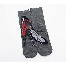 Naruto Madara cotton socks a pair