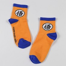 Dragon Ball anime cotton short socks a pair