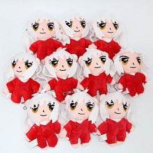5inches Inuyasha plush dolls set(10pcs a set)
