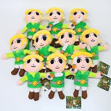 6inches The Legend of Zelda plush dolls set(10pcs a set)