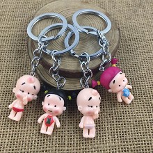 The other anime figure doll key chains set(4pcs a ...