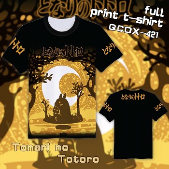 Totoro anime full print t-shirt
