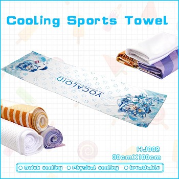 Hatsune Miku anime cooling sports towel