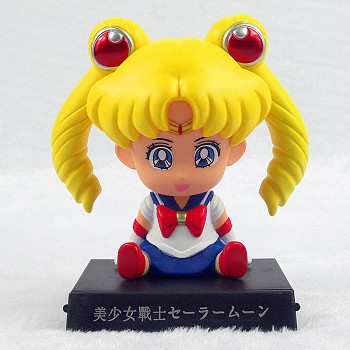 Sailor Moon anime shaking head figure
