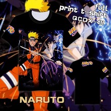 Naruto anime full print t-shirt