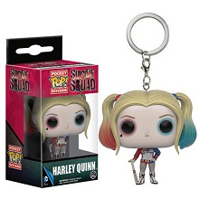 Funko-POP Suicide Squad Harley Quinn figure doll key chain