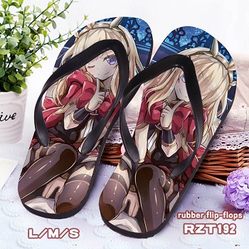 Granblue Fantasy rubber flip-flops shoes slippers a pair